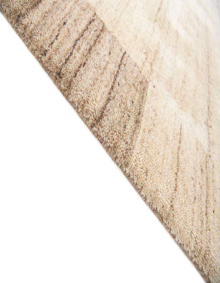 Detail image of  4' x 6'  Hand Knotted Gabbeh Wool Rug