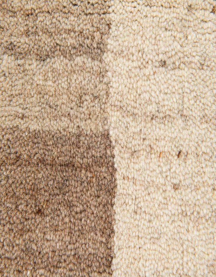 Detail image of  4' x 6'  Hand Knotted Gabbeh Wool Rug