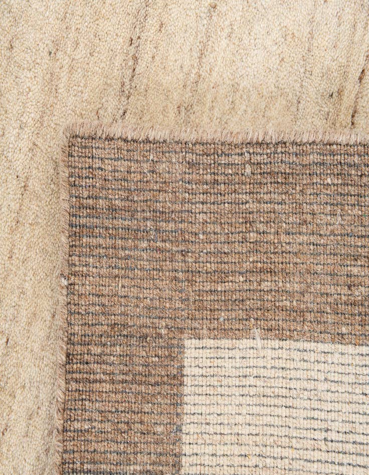 Detail image of  4' x 6'  Hand Knotted Gabbeh Wool Rug