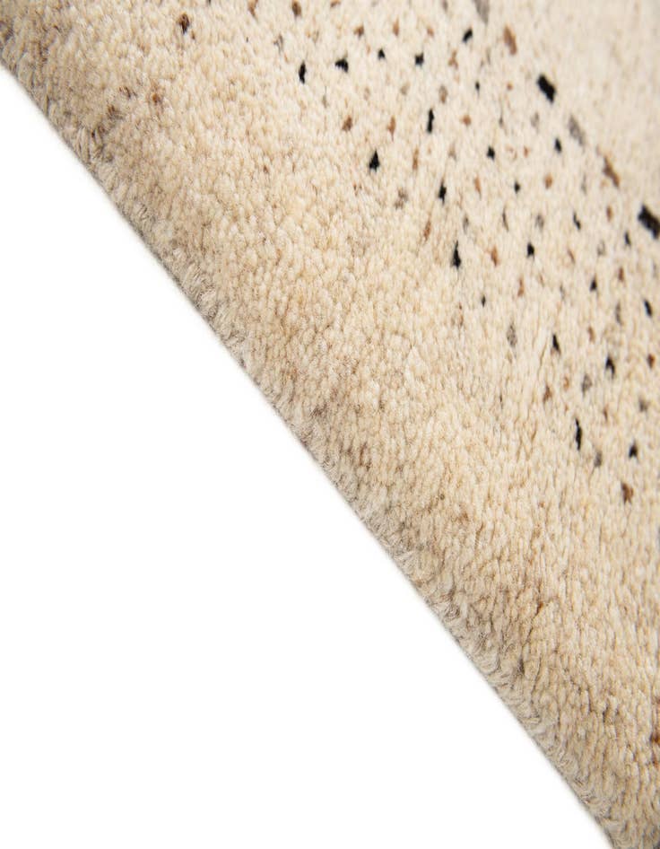 Detail image of  4' x 5' 10  Hand Knotted Gabbeh Wool Rug