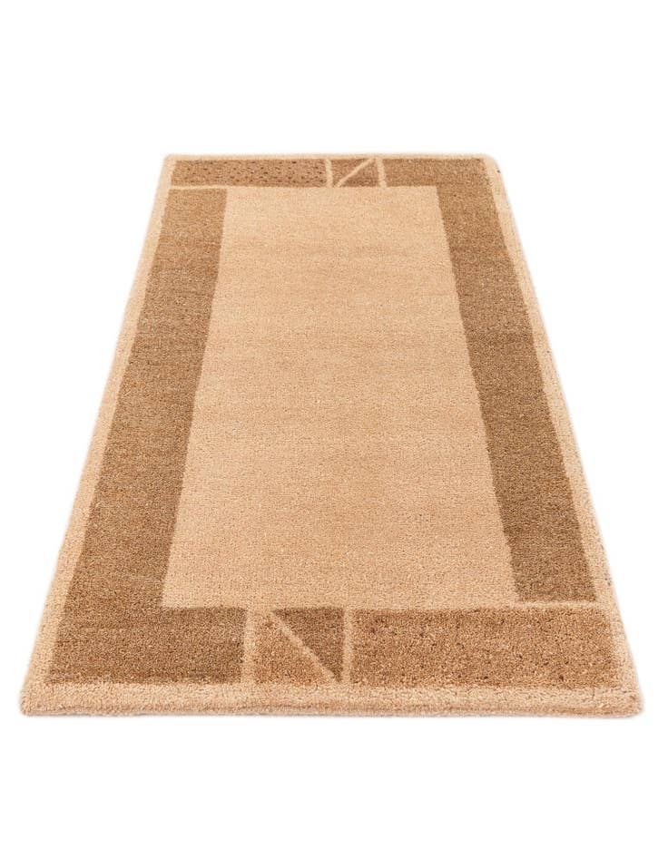 Detail image of  2' 6 x 4' 4  Hand Knotted Gabbeh Wool Rug