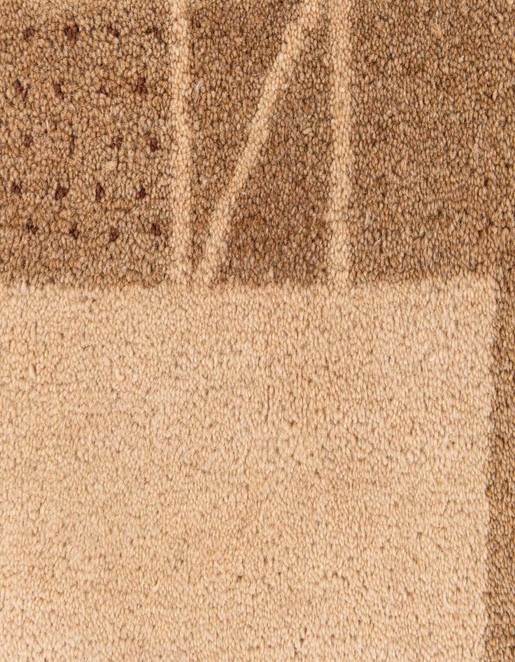 Detail image of  2' 6 x 4' 4  Hand Knotted Gabbeh Wool Rug