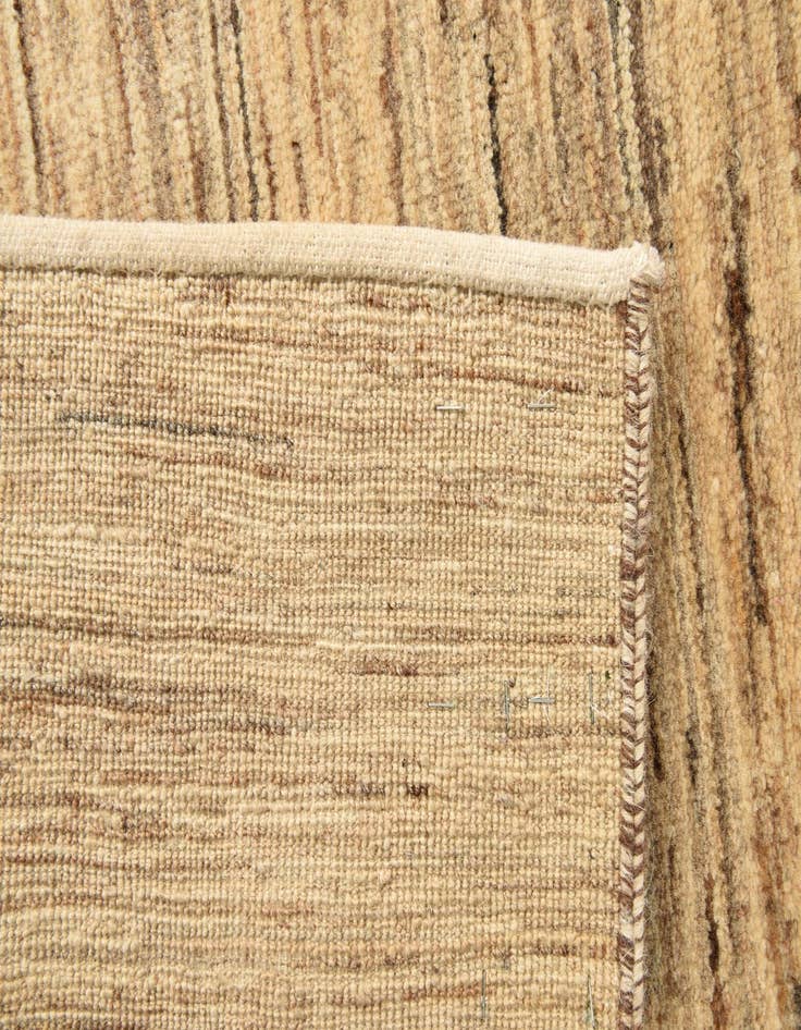 Detail image of 4' 1 x 6' 3 Hand Knotted Kashkuli Gabbeh Oriental Wool Rug