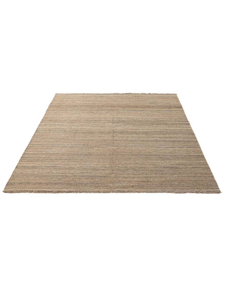 Detail image of  5' 2 x 6' 7  Hand Woven Kilim Modern Wool Rug