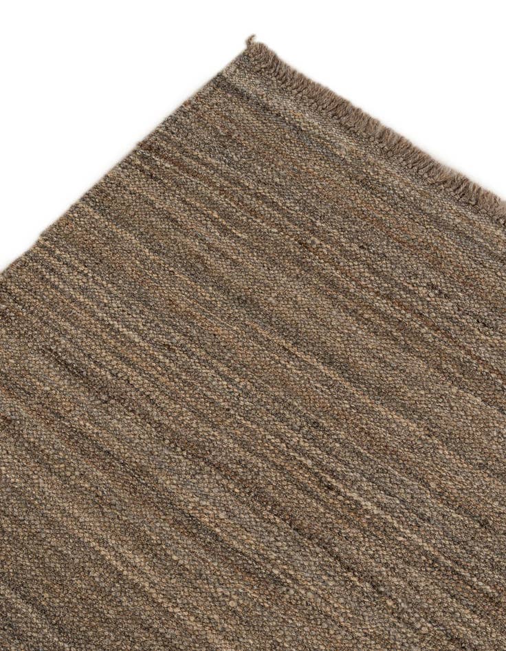 Detail image of  5' 2 x 6' 7  Hand Woven Kilim Modern Wool Rug