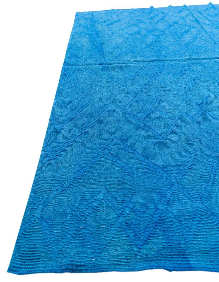 Detail image of  6' 1 x 7' 7  Hand Woven Kilim Modern Wool Rug