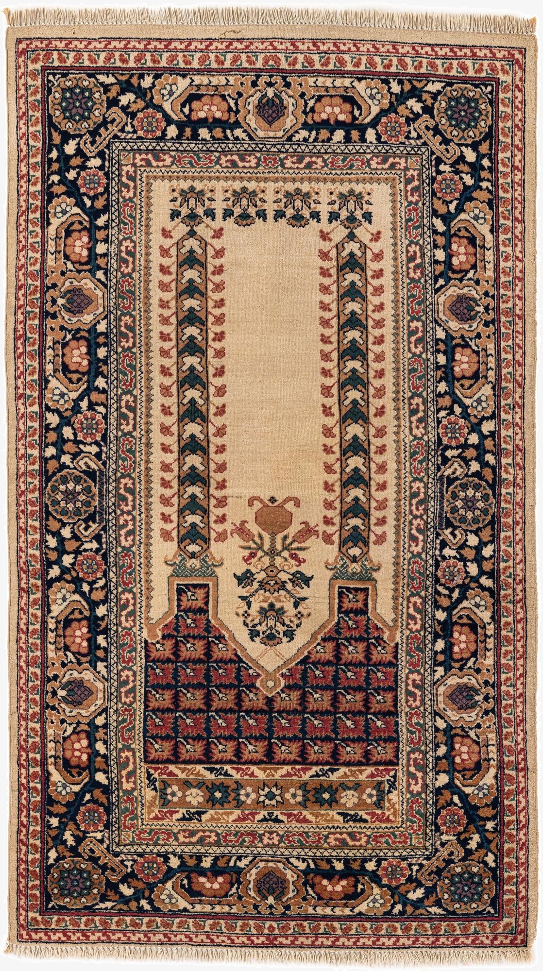  3' x 5' 5  Hand Knotted Lahour Wool Rug
