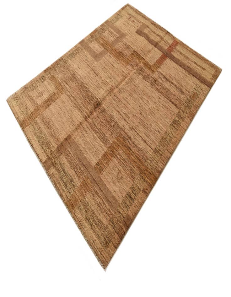 Detail image of  5' x 6' 6  Hand Knotted Modern Ziegler Rug