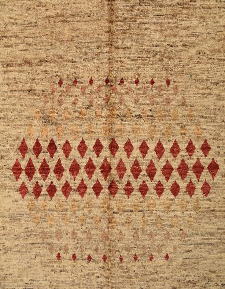 Detail image of  4' 11 x 6' 10  Hand Knotted Modern Ziegler Rug