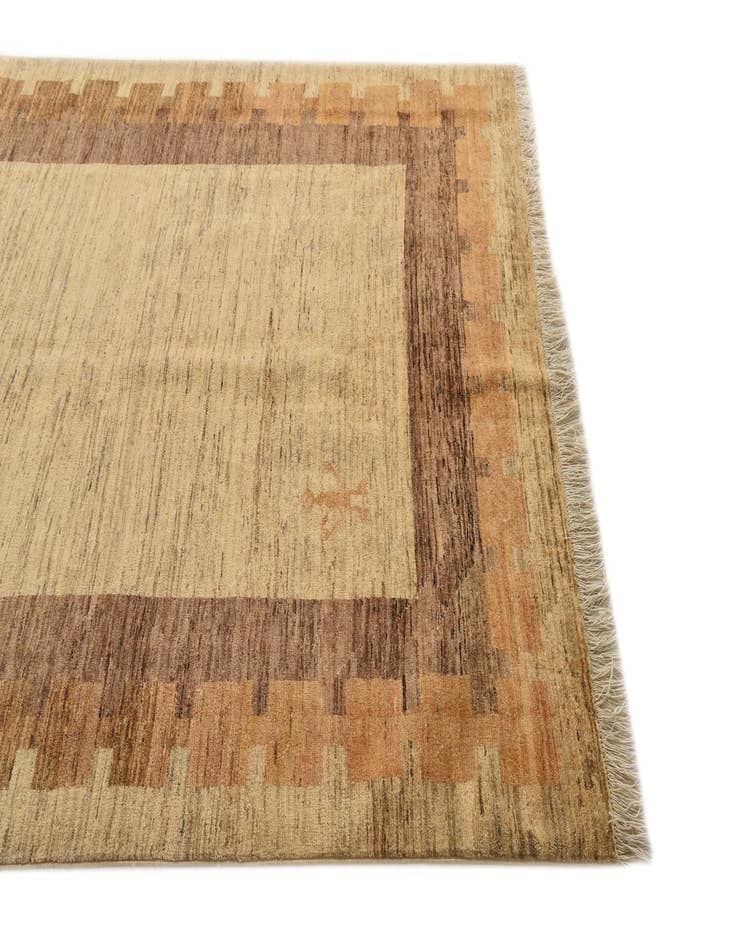 Detail image of  5' 8 x 7' 10  Hand Knotted Modern Ziegler Rug