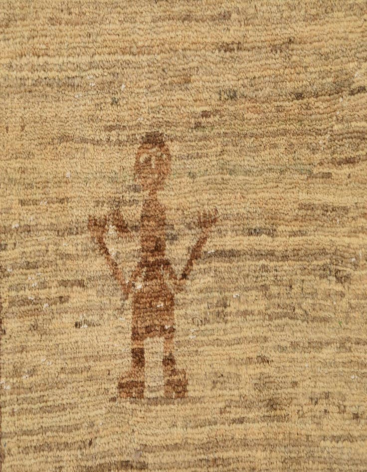 Detail image of  5' 8 x 7' 10  Hand Knotted Modern Ziegler Rug