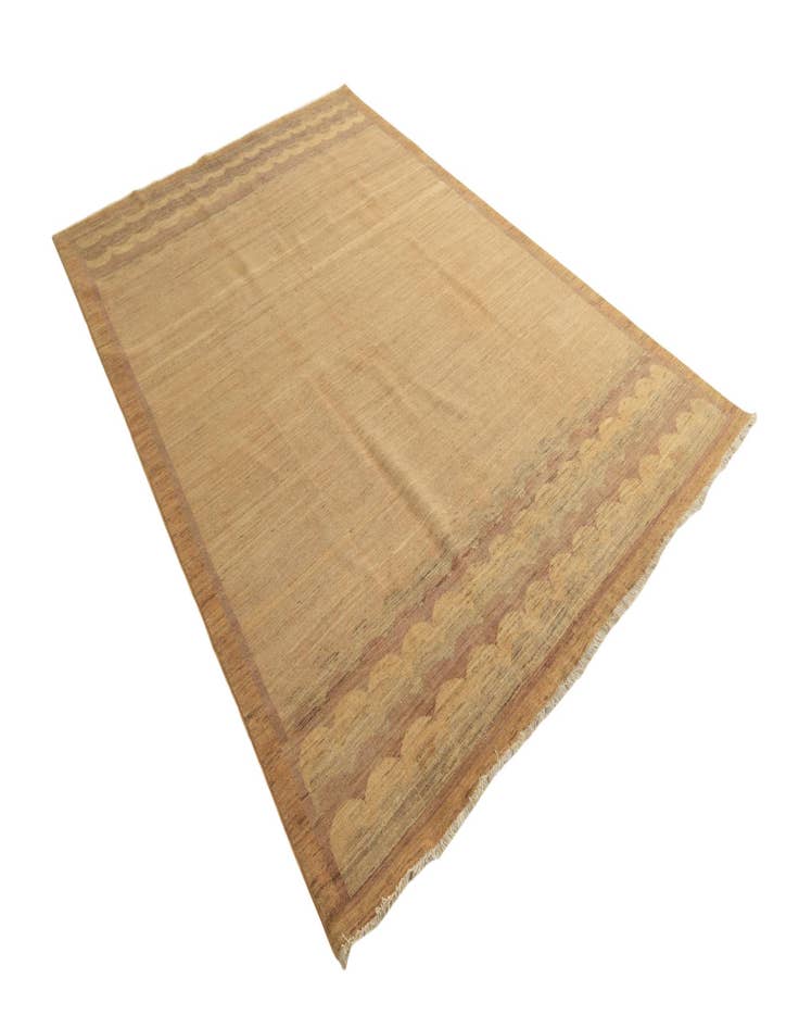 Detail image of  6' 5 x 9' 8  Hand Knotted Modern Ziegler Rug