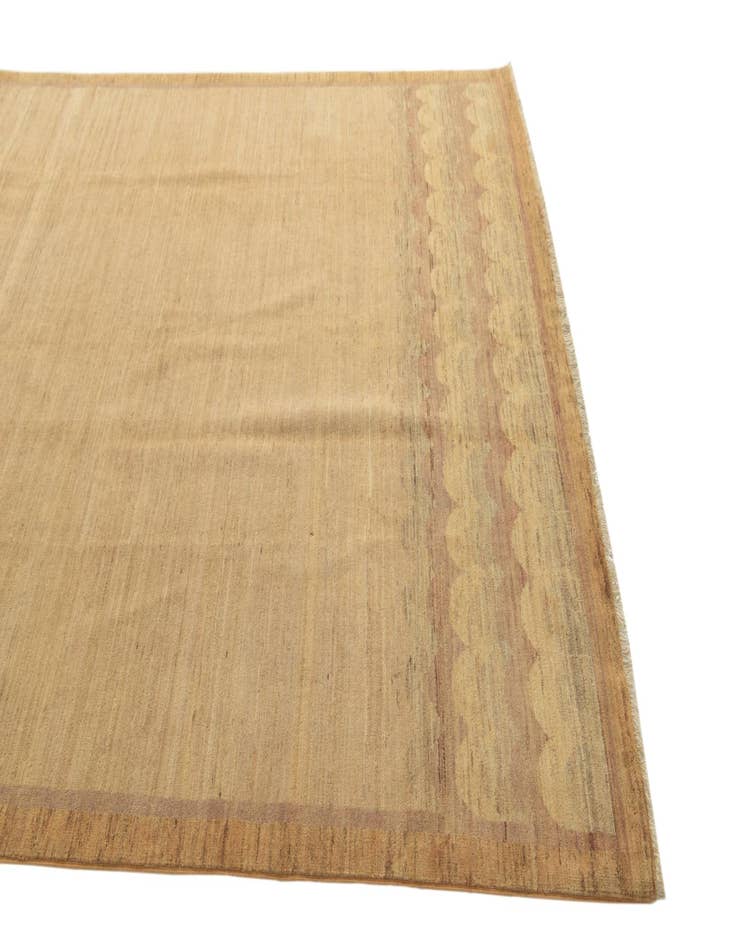 Detail image of  6' 5 x 9' 8  Hand Knotted Modern Ziegler Rug