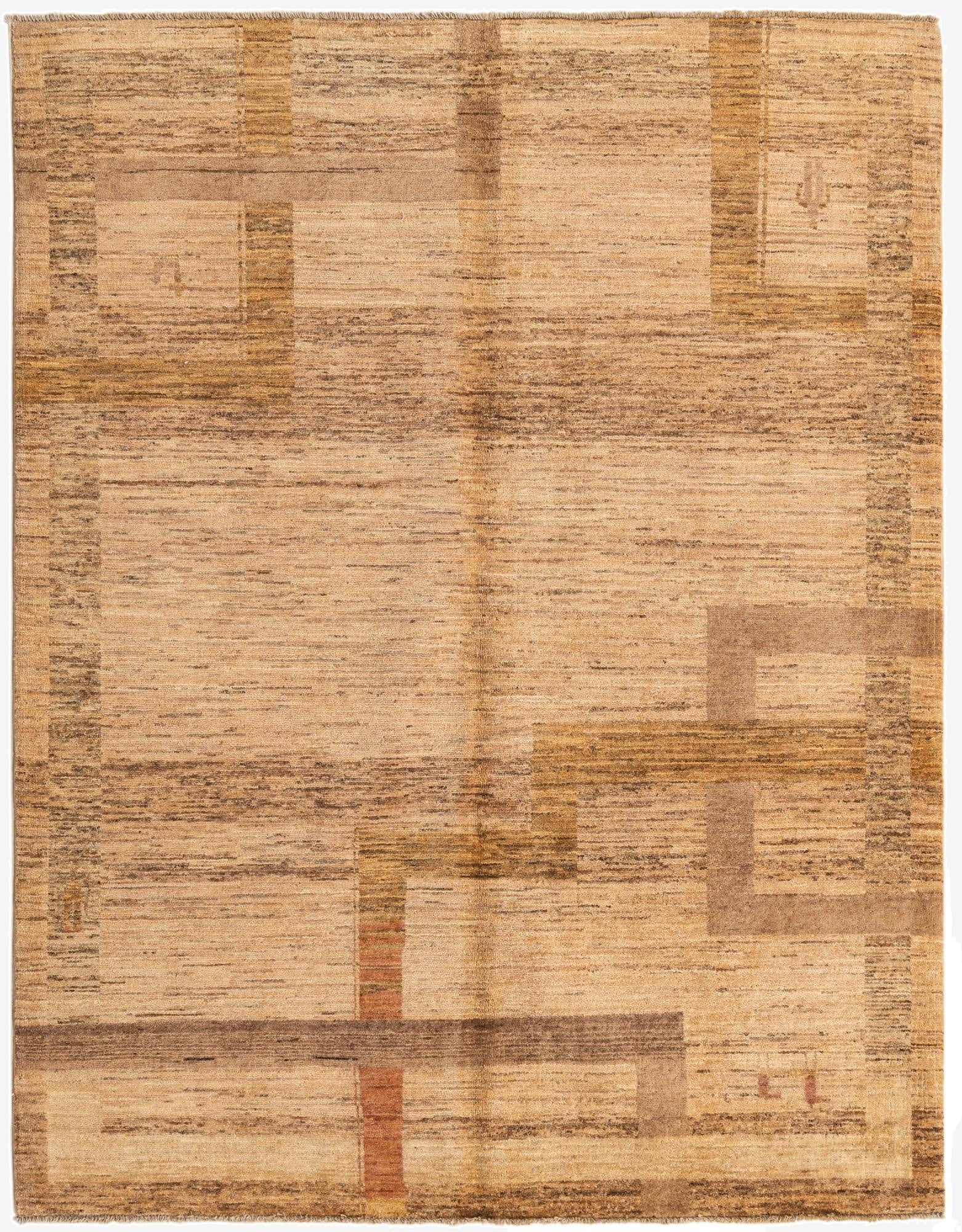  5' x 6' 6  Hand Knotted Modern Ziegler Rug