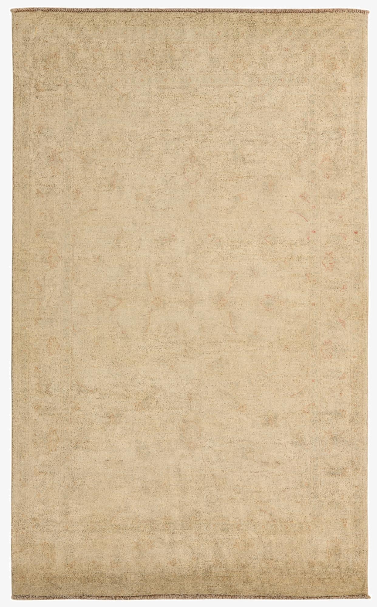  4' x 6' 6  Hand Knotted Modern Ziegler Rug