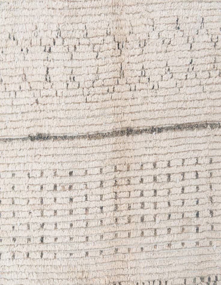 Detail image of  6' 2 x 9' 7  Hand Knotted Moroccan Wool Rug