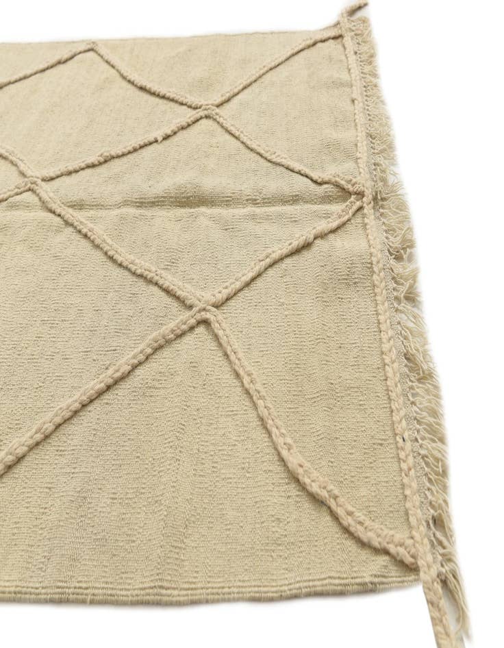 Detail image of  3' 6 x 5' 1  Hand Knotted Moroccan Wool Rug