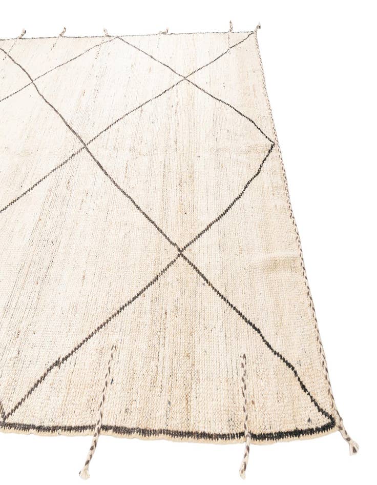 Detail image of  8' 1 x 9' 10  Hand Knotted Moroccan Wool Rug