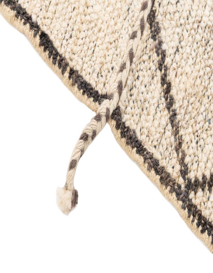 Detail image of  8' 1 x 9' 10  Hand Knotted Moroccan Wool Rug