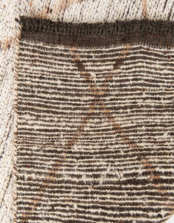 Detail image of  4' 4 x 6'  Hand Knotted Moroccan Wool Rug