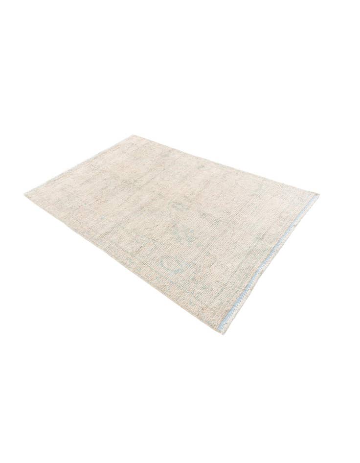 Detail image of  4' x 6'  Hand Knotted Moroccan Wool Rug