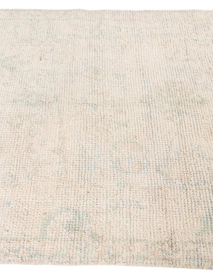 Detail image of  4' x 6'  Hand Knotted Moroccan Wool Rug