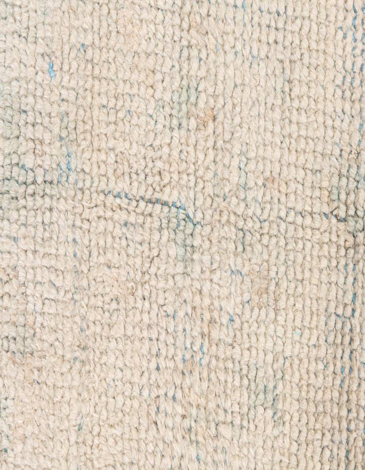 Detail image of  4' x 6'  Hand Knotted Moroccan Wool Rug