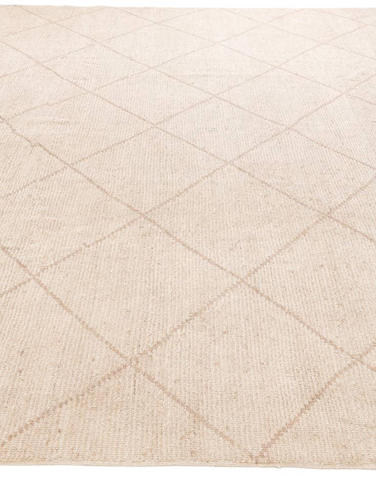 Detail image of  10' 2 x 14' 3  Hand Knotted Moroccan Wool Rug