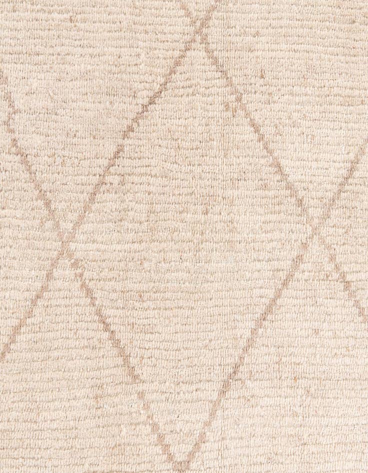 Detail image of  10' 2 x 14' 3  Hand Knotted Moroccan Wool Rug
