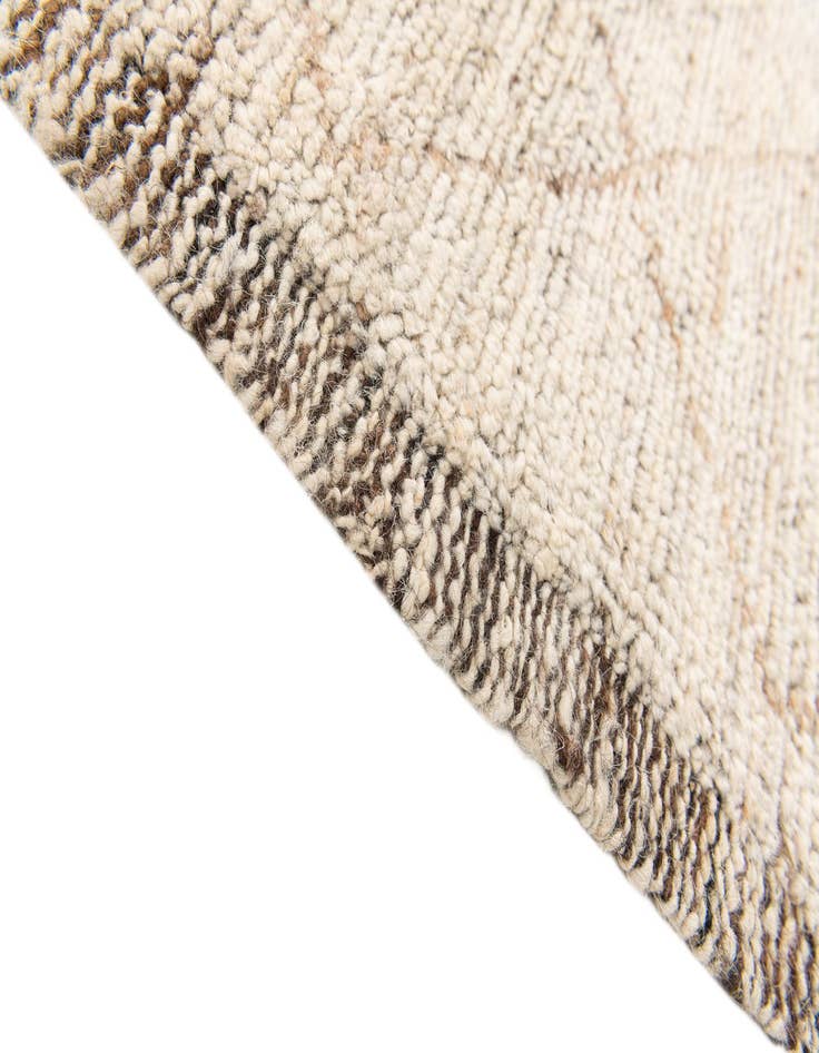 Detail image of  5' 4 x 7' 1  Hand Knotted Moroccan Wool Rug