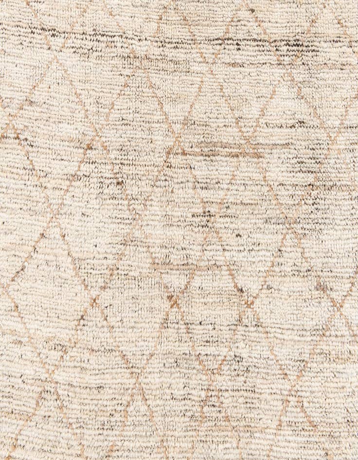 Detail image of  5' 4 x 7' 1  Hand Knotted Moroccan Wool Rug