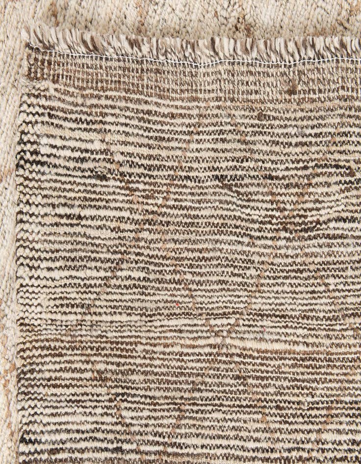 Detail image of  5' 4 x 7' 1  Hand Knotted Moroccan Wool Rug