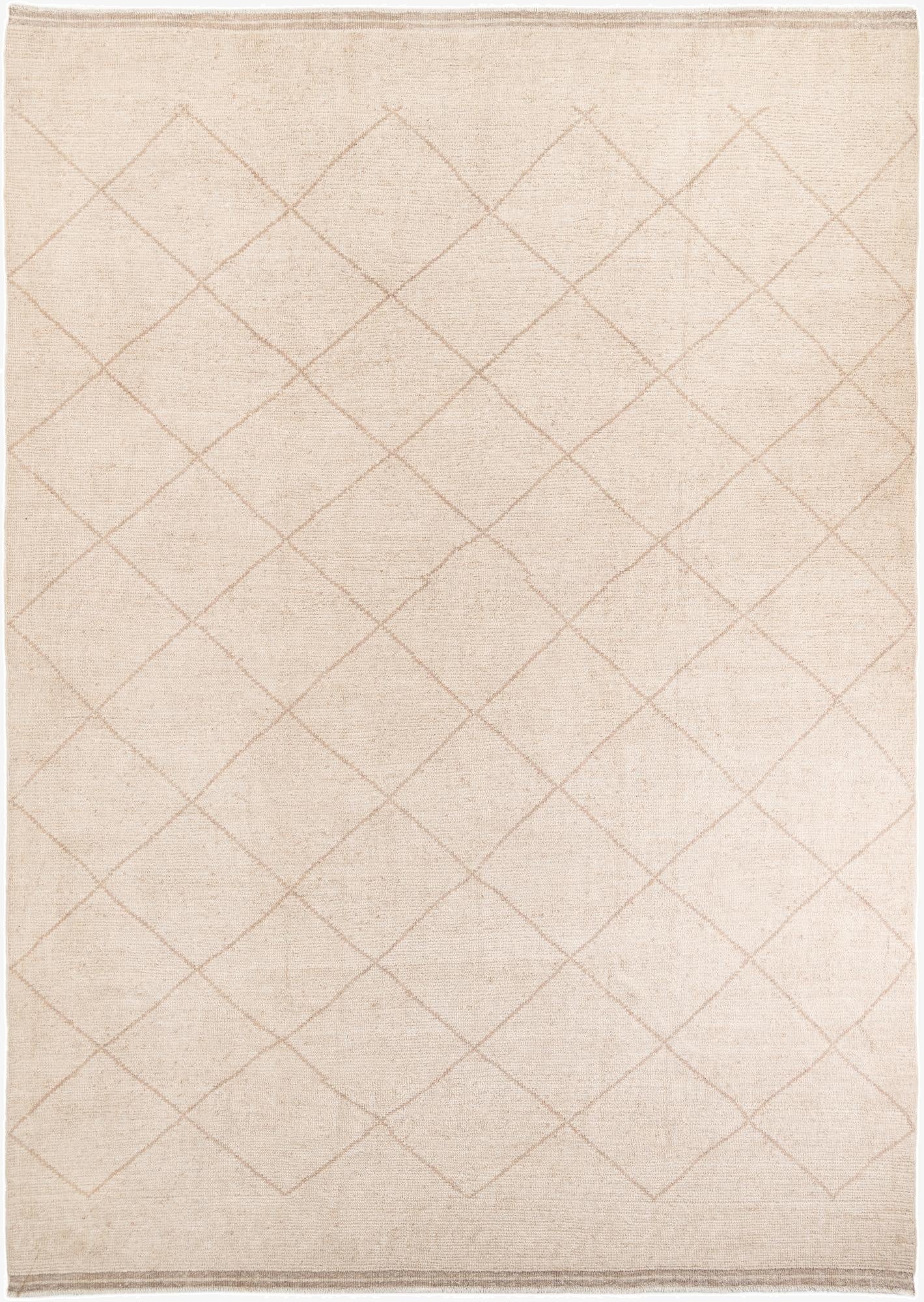  10' 2 x 14' 3  Hand Knotted Moroccan Wool Rug