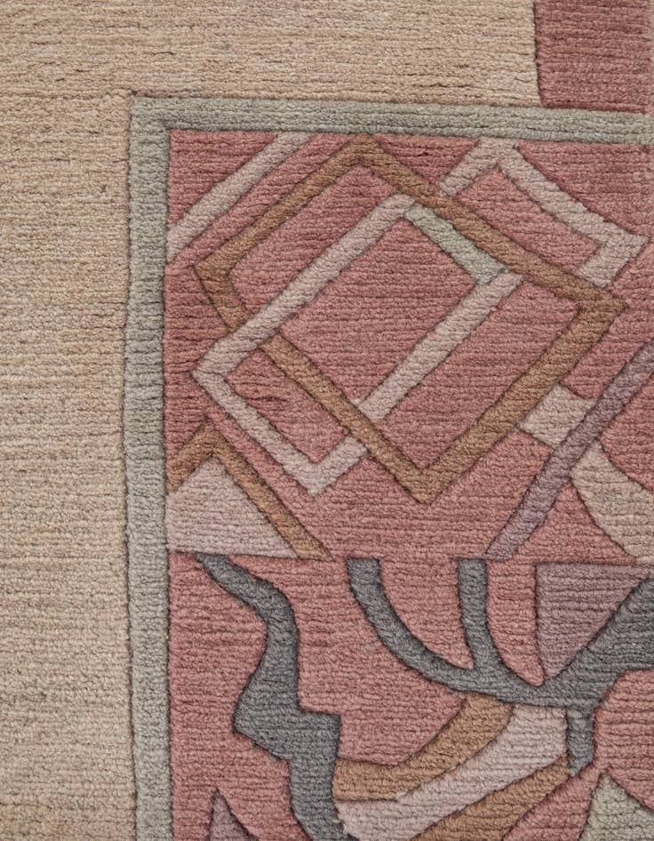 Detail image of  8' 5 x 11' 9  Hand Knotted Nepal Wool Rug