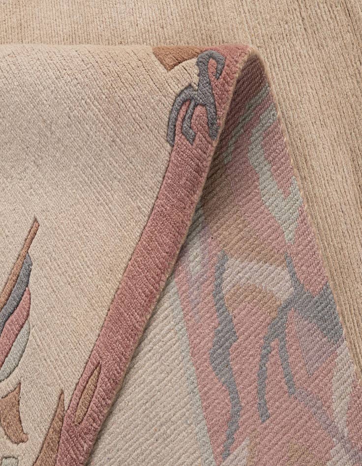 Detail image of  8' 5 x 11' 9  Hand Knotted Nepal Wool Rug