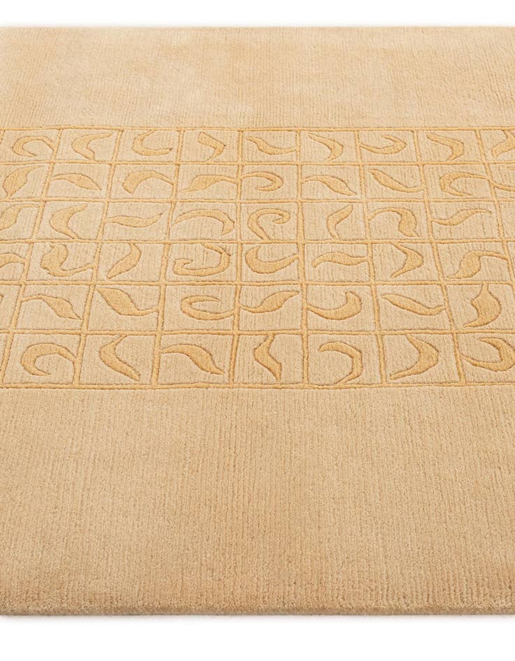 Detail image of  4' 1 x 5' 10  Hand Knotted Nepal Wool Rug