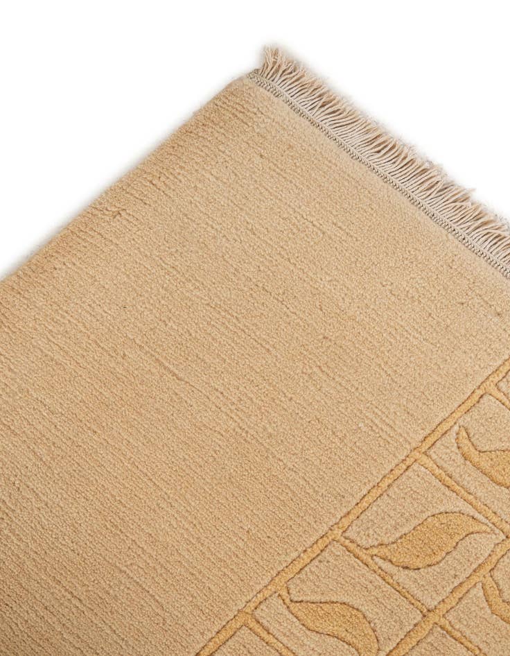 Detail image of  4' 1 x 5' 10  Hand Knotted Nepal Wool Rug