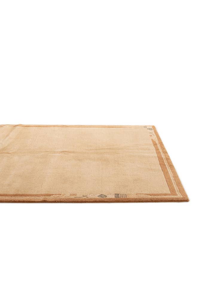 Detail image of  4' 8 x 6' 8  Hand Knotted Nepal Wool Rug