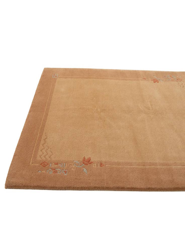 Detail image of  4' 8 x 6' 8  Hand Knotted Nepal Wool Rug