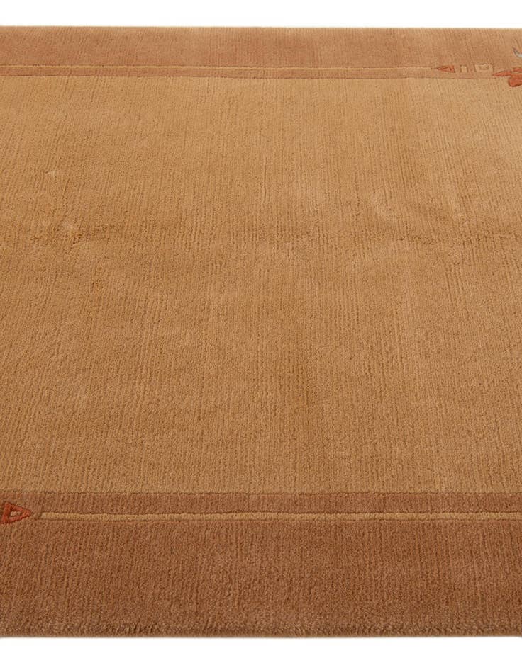 Detail image of  4' 8 x 6' 8  Hand Knotted Nepal Wool Rug