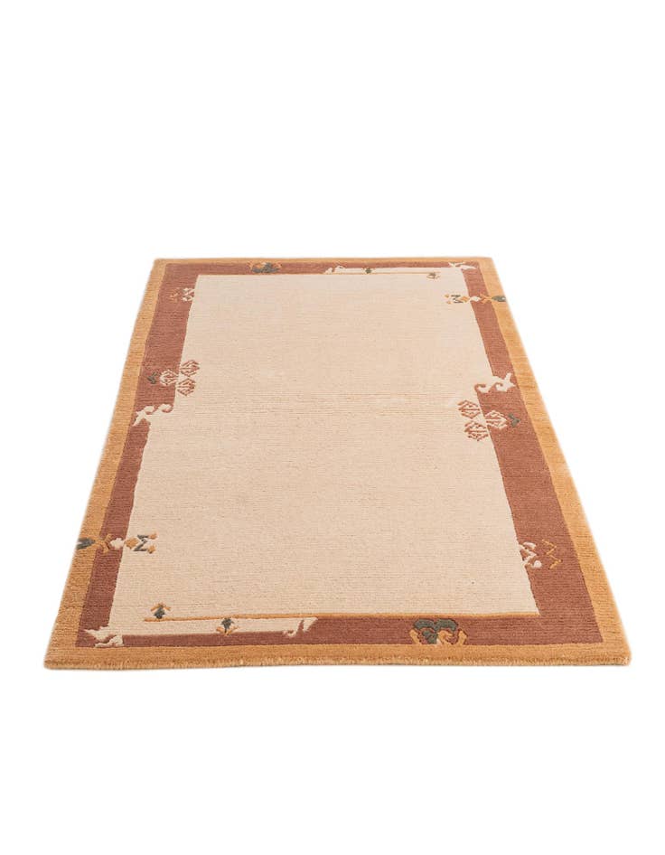 Detail image of  3' 1 x 5'  Hand Knotted Nepal Wool Rug