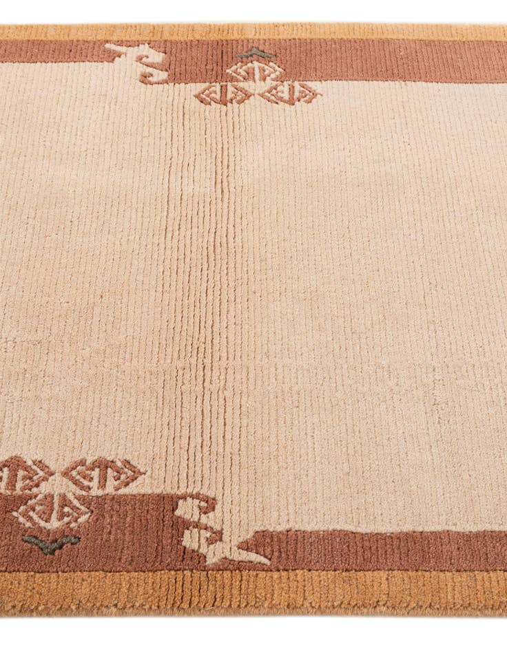 Detail image of  3' 1 x 5'  Hand Knotted Nepal Wool Rug