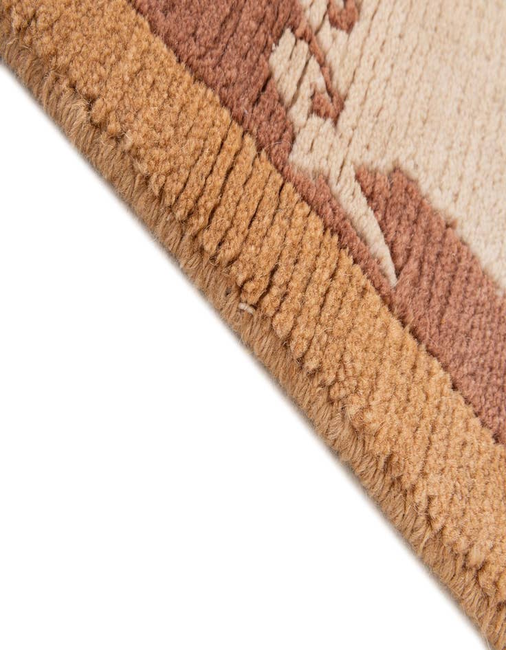 Detail image of  3' 1 x 5'  Hand Knotted Nepal Wool Rug