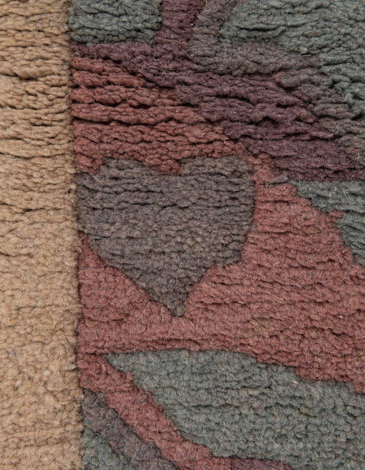 Detail image of  3' 11 x 5' 10  Hand Knotted Nepal Wool Rug