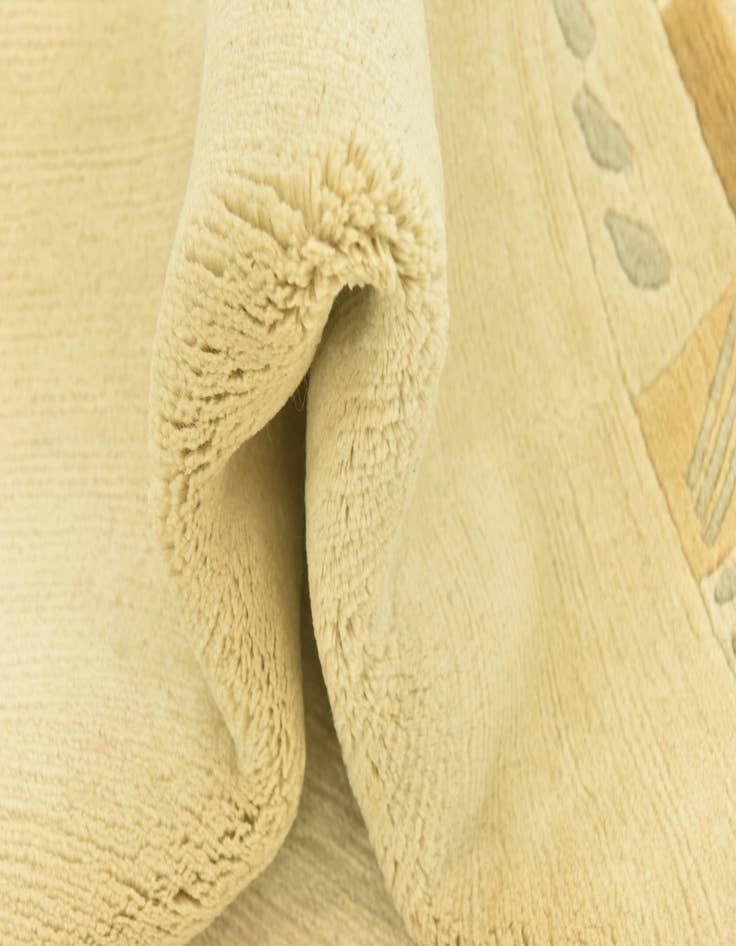 Detail image of  4' x 5' 10  Hand Knotted Nepal Wool Rug