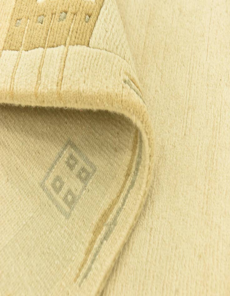 Detail image of  4' x 5' 10  Hand Knotted Nepal Wool Rug