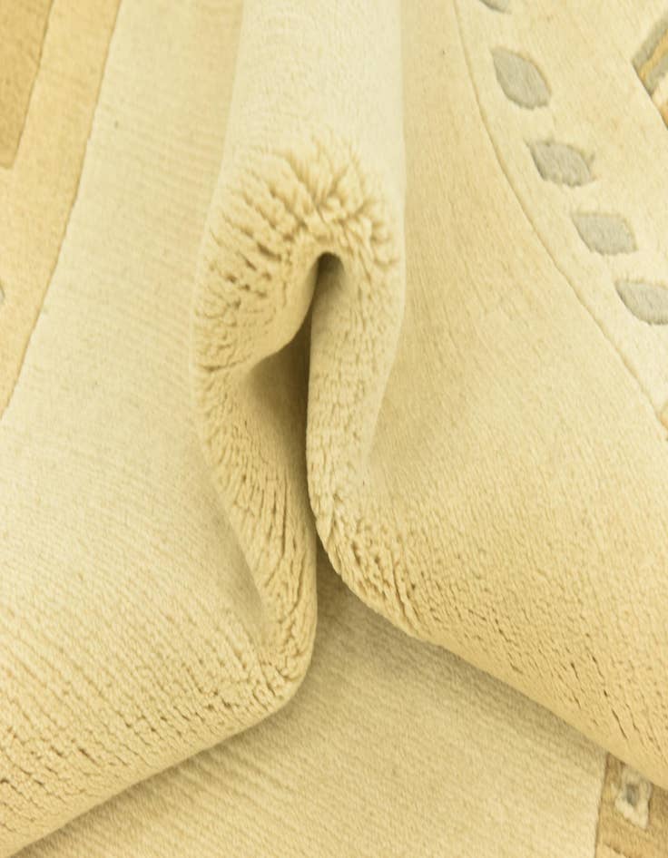 Detail image of  4' x 5' 10  Hand Knotted Nepal Wool Rug