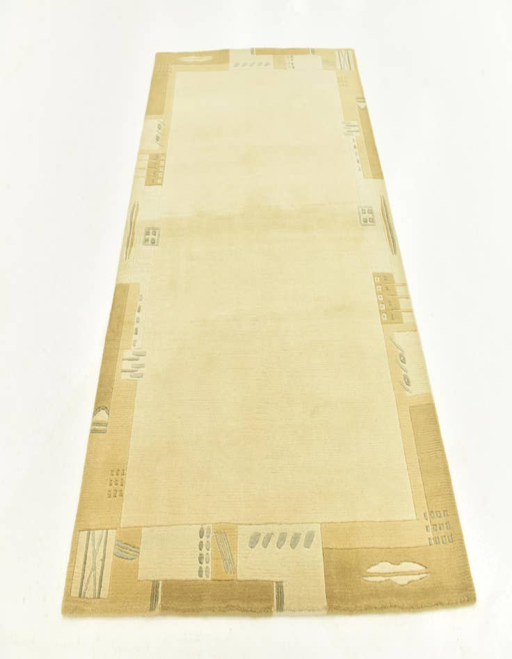 Detail image of  4' x 5' 10  Hand Knotted Nepal Wool Rug