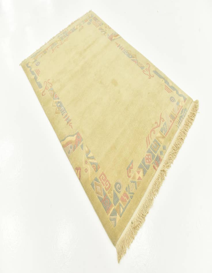 Detail image of  4' 7 x 6' 8  Hand Knotted Nepal Wool Rug