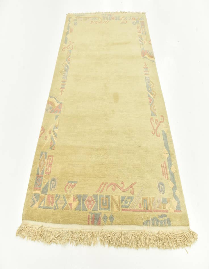 Detail image of  4' 7 x 6' 8  Hand Knotted Nepal Wool Rug